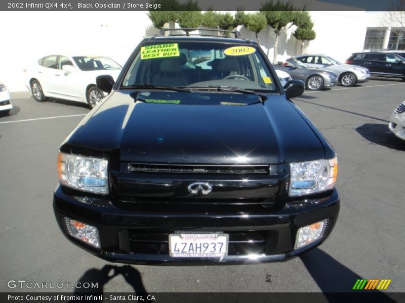 Black Obsidian / Stone Beige 2002 Infiniti QX4 4x4