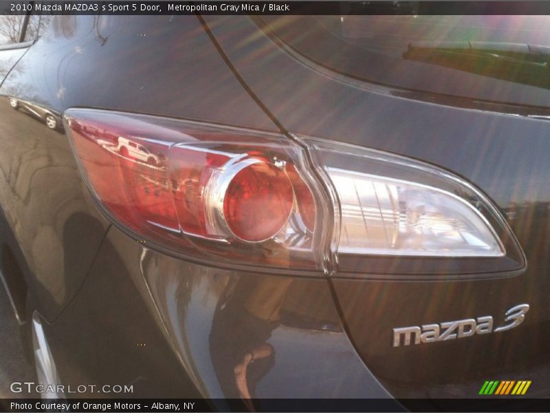 Metropolitan Gray Mica / Black 2010 Mazda MAZDA3 s Sport 5 Door