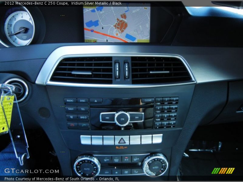 Iridium Silver Metallic / Black 2012 Mercedes-Benz C 250 Coupe