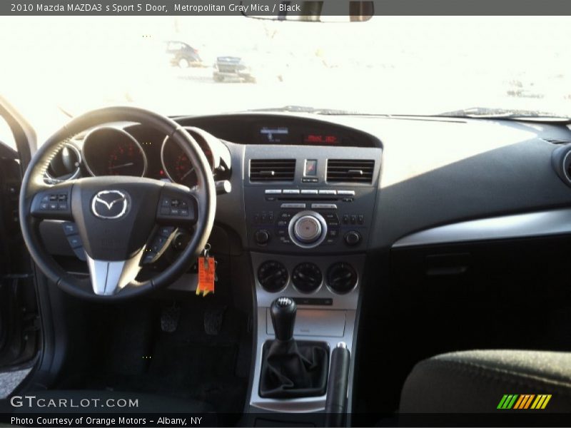 Metropolitan Gray Mica / Black 2010 Mazda MAZDA3 s Sport 5 Door