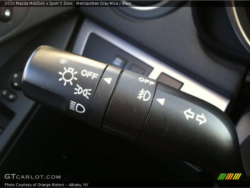 Metropolitan Gray Mica / Black 2010 Mazda MAZDA3 s Sport 5 Door