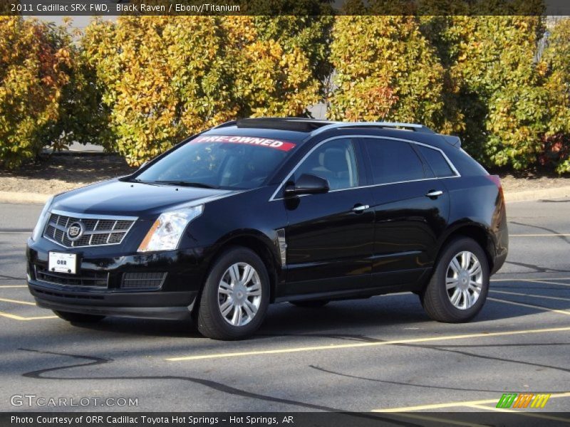 Black Raven / Ebony/Titanium 2011 Cadillac SRX FWD