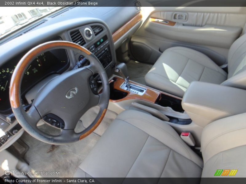 Stone Beige Interior - 2002 QX4 4x4 