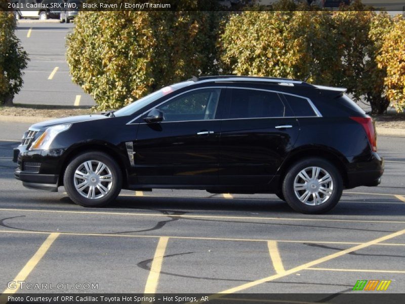 Black Raven / Ebony/Titanium 2011 Cadillac SRX FWD