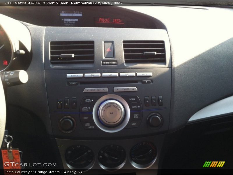 Metropolitan Gray Mica / Black 2010 Mazda MAZDA3 s Sport 5 Door