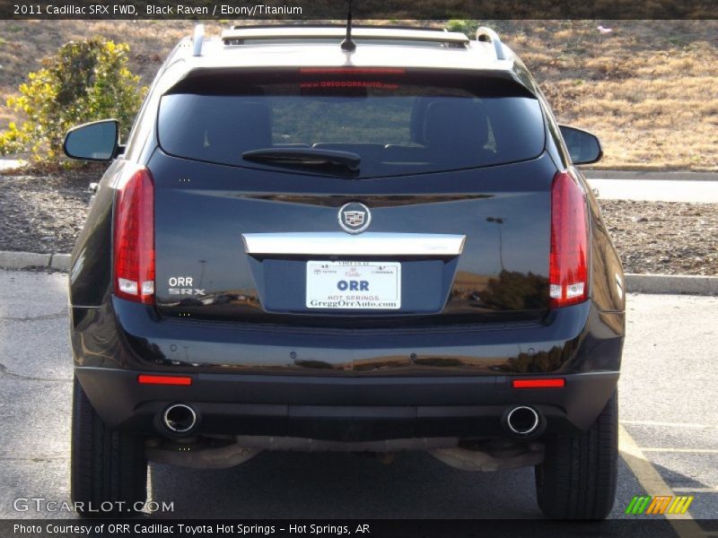 Black Raven / Ebony/Titanium 2011 Cadillac SRX FWD