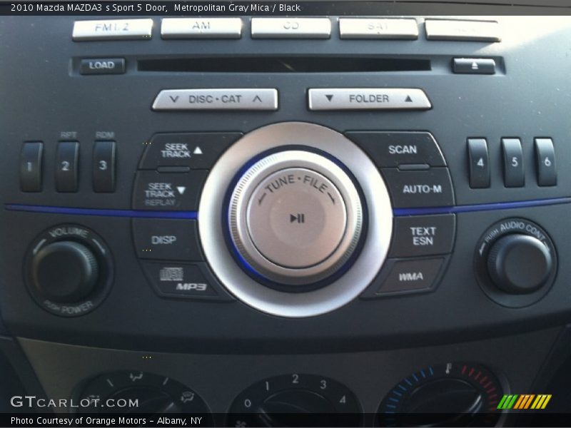 Metropolitan Gray Mica / Black 2010 Mazda MAZDA3 s Sport 5 Door