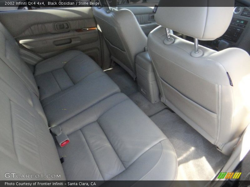 Black Obsidian / Stone Beige 2002 Infiniti QX4 4x4