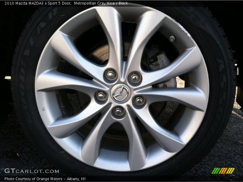 Metropolitan Gray Mica / Black 2010 Mazda MAZDA3 s Sport 5 Door