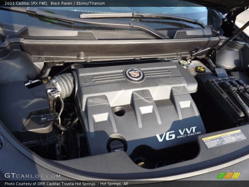Black Raven / Ebony/Titanium 2011 Cadillac SRX FWD
