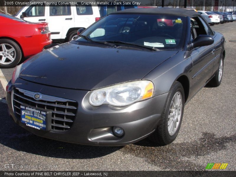 Graphite Metallic / Dark Slate Gray 2005 Chrysler Sebring Touring Convertible