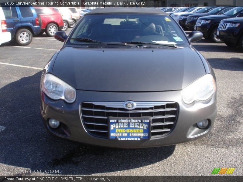 Graphite Metallic / Dark Slate Gray 2005 Chrysler Sebring Touring Convertible