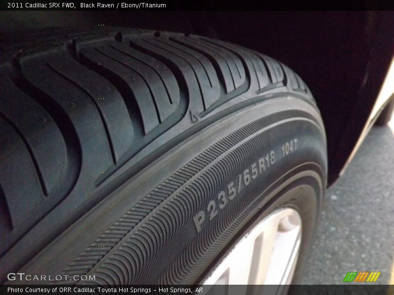 Black Raven / Ebony/Titanium 2011 Cadillac SRX FWD
