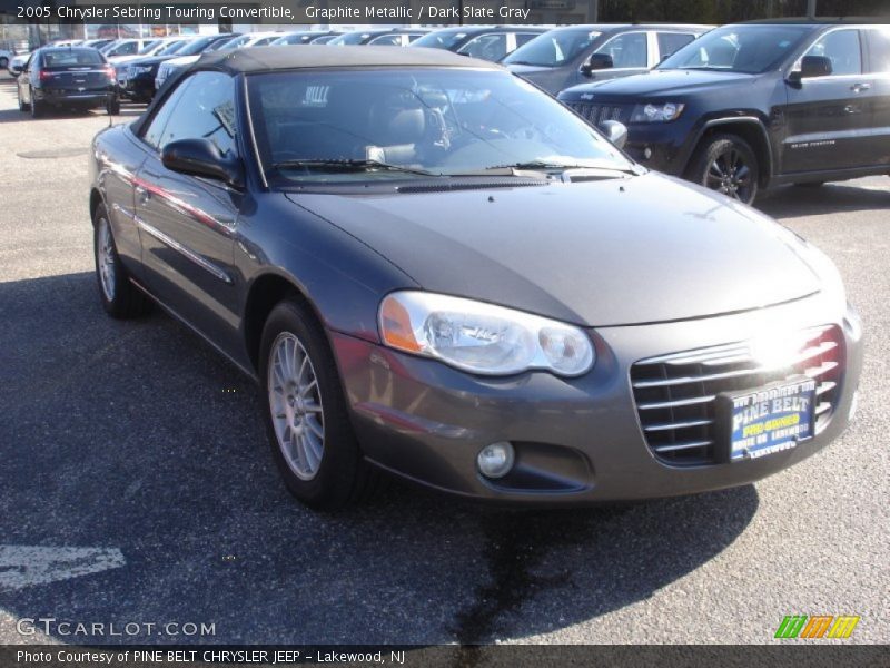 Graphite Metallic / Dark Slate Gray 2005 Chrysler Sebring Touring Convertible