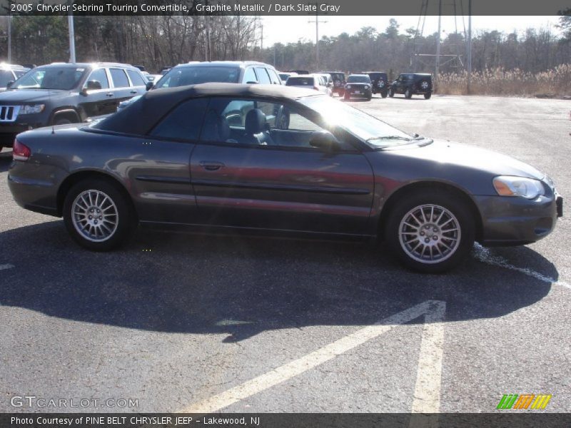 Graphite Metallic / Dark Slate Gray 2005 Chrysler Sebring Touring Convertible