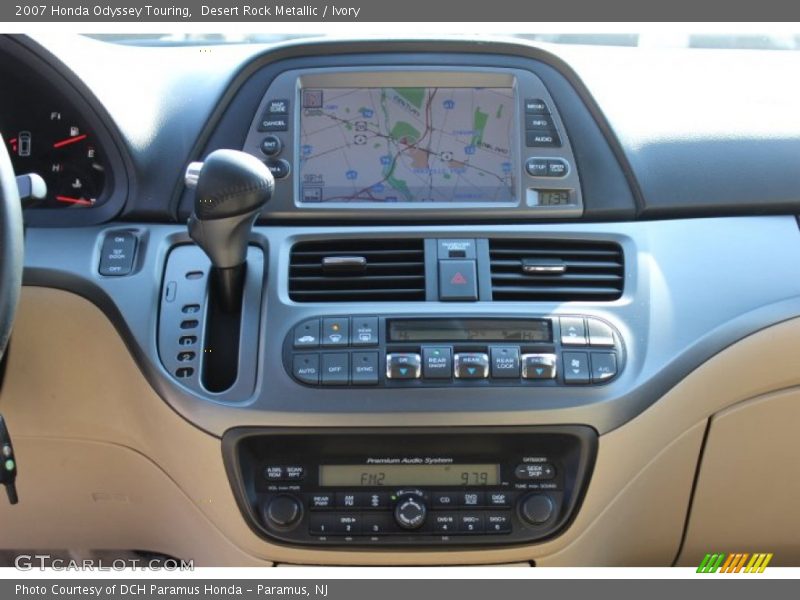 Controls of 2007 Odyssey Touring