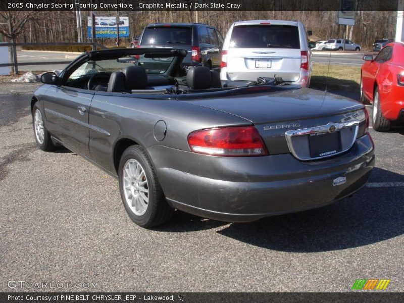 Graphite Metallic / Dark Slate Gray 2005 Chrysler Sebring Touring Convertible