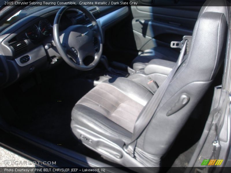 Graphite Metallic / Dark Slate Gray 2005 Chrysler Sebring Touring Convertible