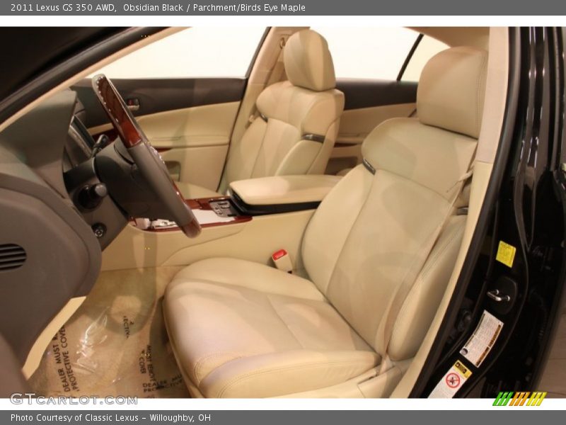Front Seat of 2011 GS 350 AWD