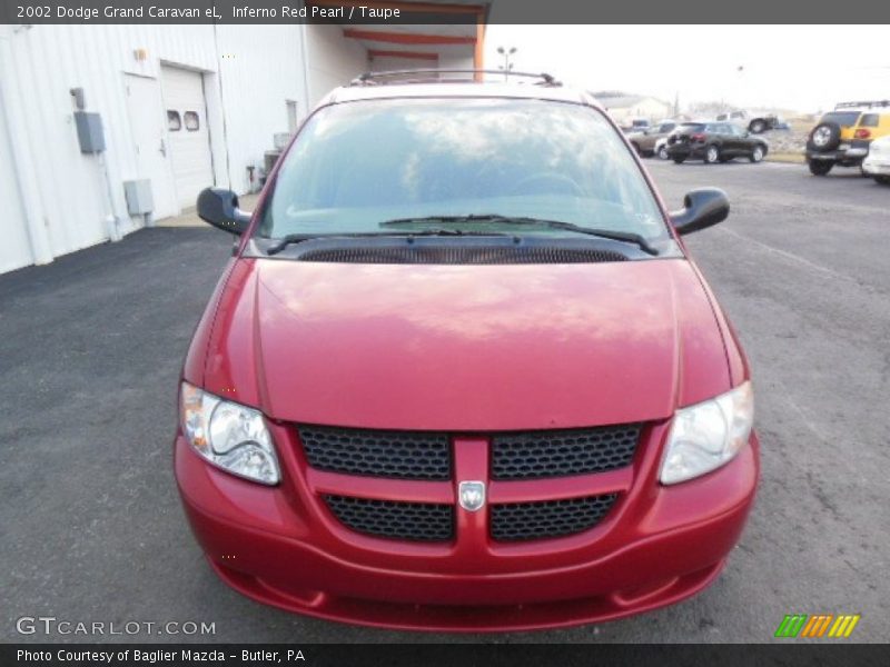 Inferno Red Pearl / Taupe 2002 Dodge Grand Caravan eL