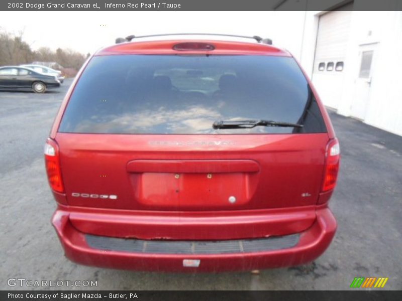 Inferno Red Pearl / Taupe 2002 Dodge Grand Caravan eL