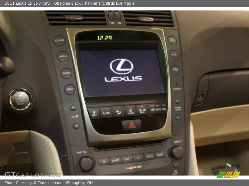 Controls of 2011 GS 350 AWD