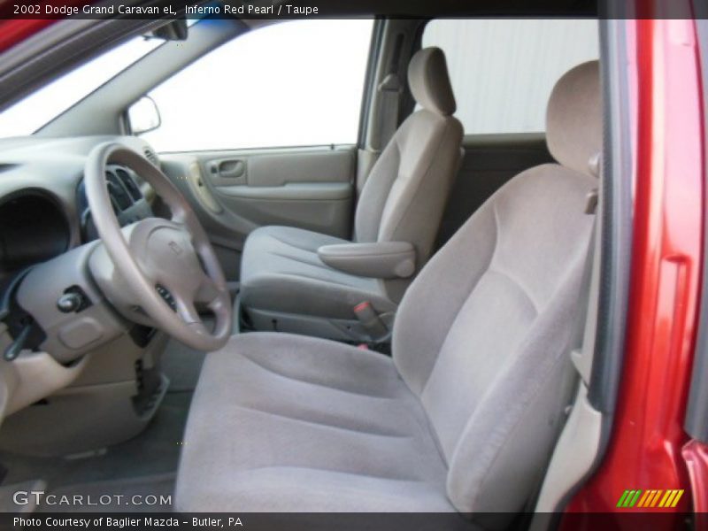 Inferno Red Pearl / Taupe 2002 Dodge Grand Caravan eL