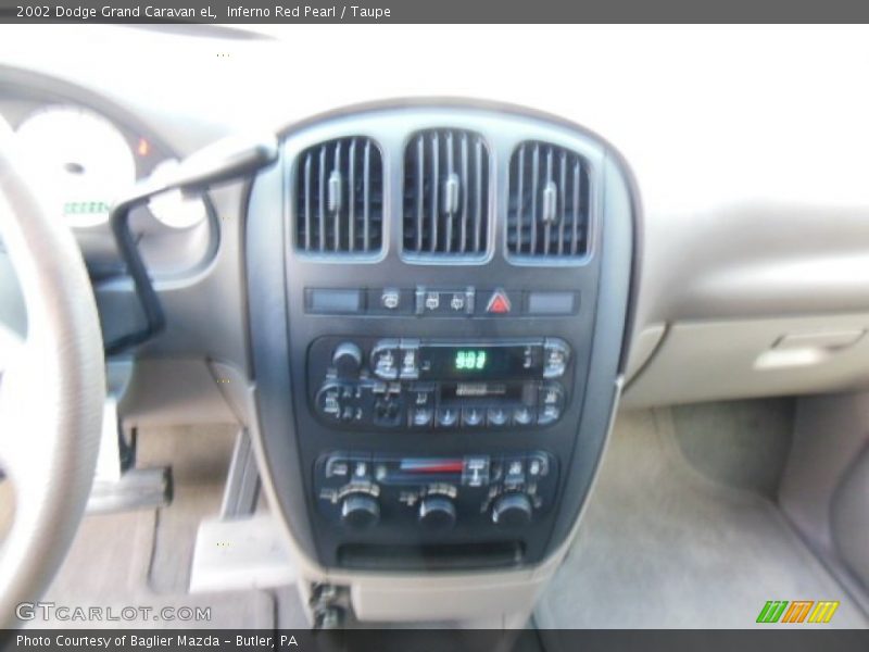 Inferno Red Pearl / Taupe 2002 Dodge Grand Caravan eL