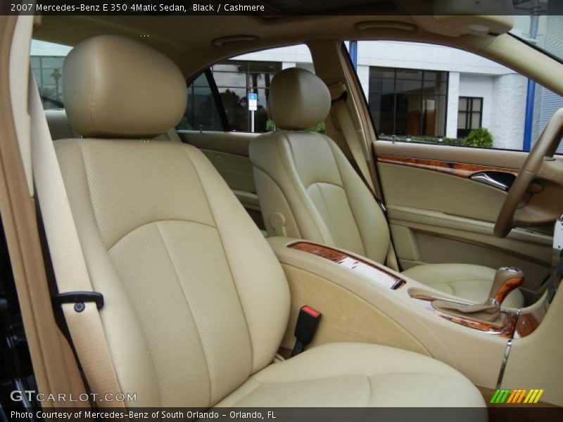 Front Seat of 2007 E 350 4Matic Sedan