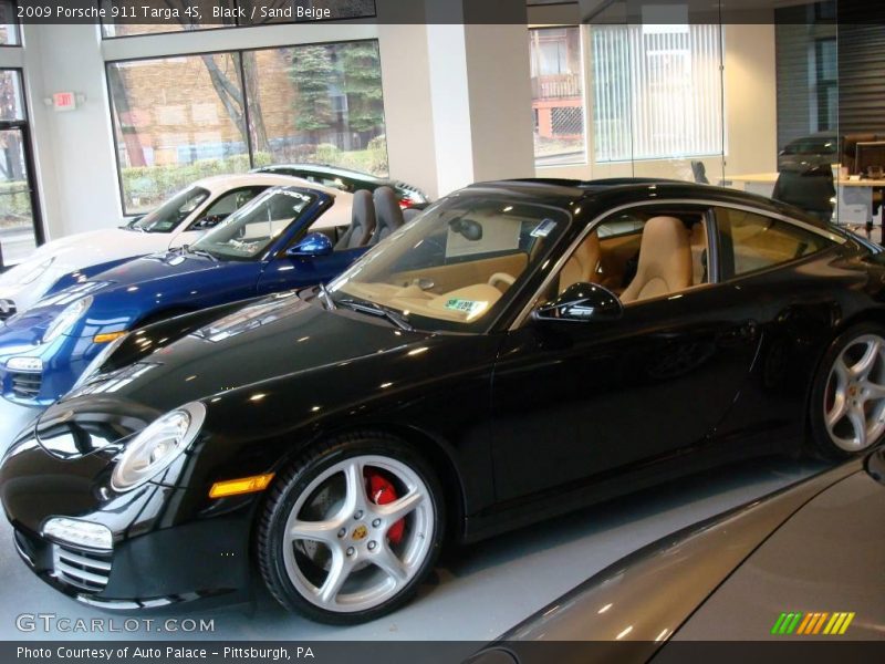 Black / Sand Beige 2009 Porsche 911 Targa 4S