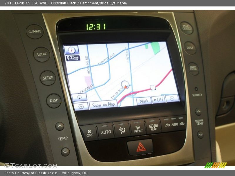 Navigation of 2011 GS 350 AWD