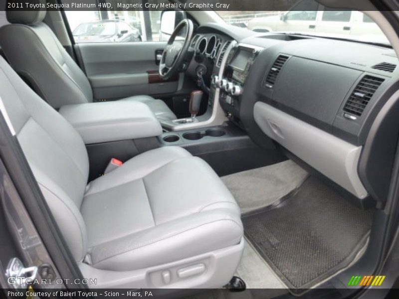  2011 Sequoia Platinum 4WD Graphite Gray Interior