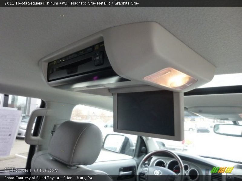 Entertainment System of 2011 Sequoia Platinum 4WD