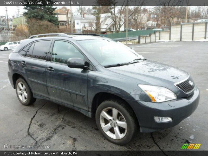 Flint Gray Mica / Black 2005 Lexus RX 330 AWD