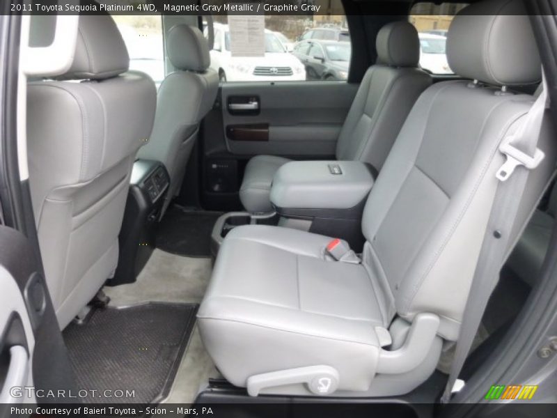 Rear Seat of 2011 Sequoia Platinum 4WD