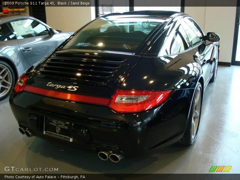 Black / Sand Beige 2009 Porsche 911 Targa 4S