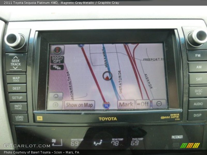 Navigation of 2011 Sequoia Platinum 4WD