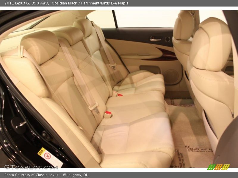 Rear Seat of 2011 GS 350 AWD