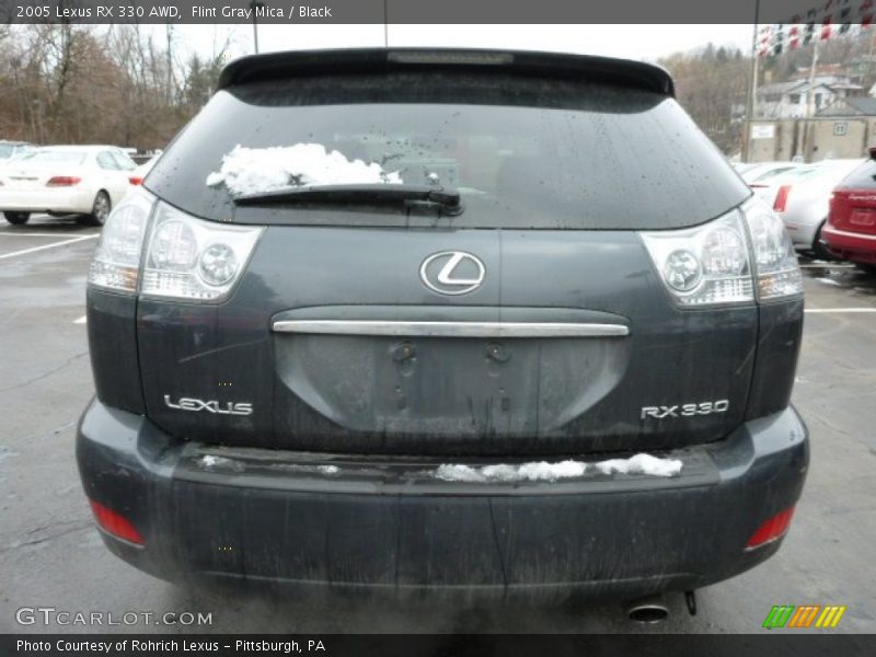 Flint Gray Mica / Black 2005 Lexus RX 330 AWD