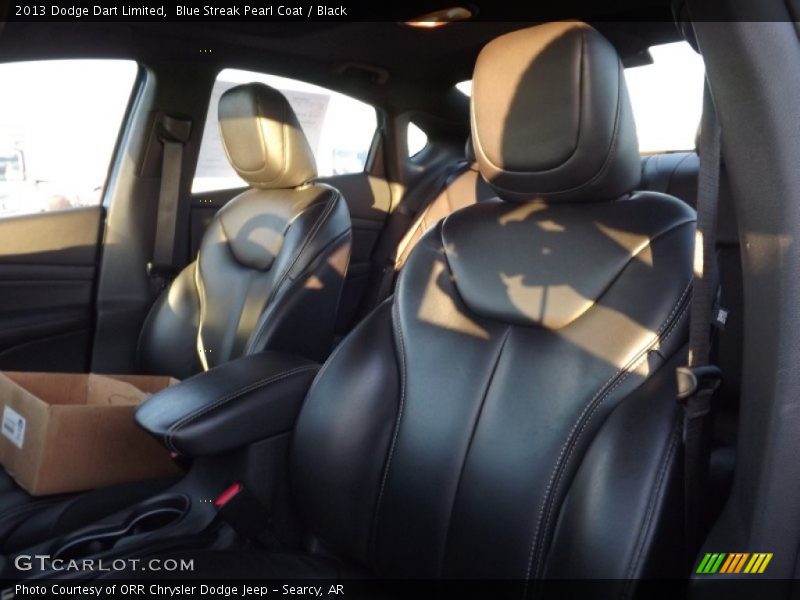 Blue Streak Pearl Coat / Black 2013 Dodge Dart Limited