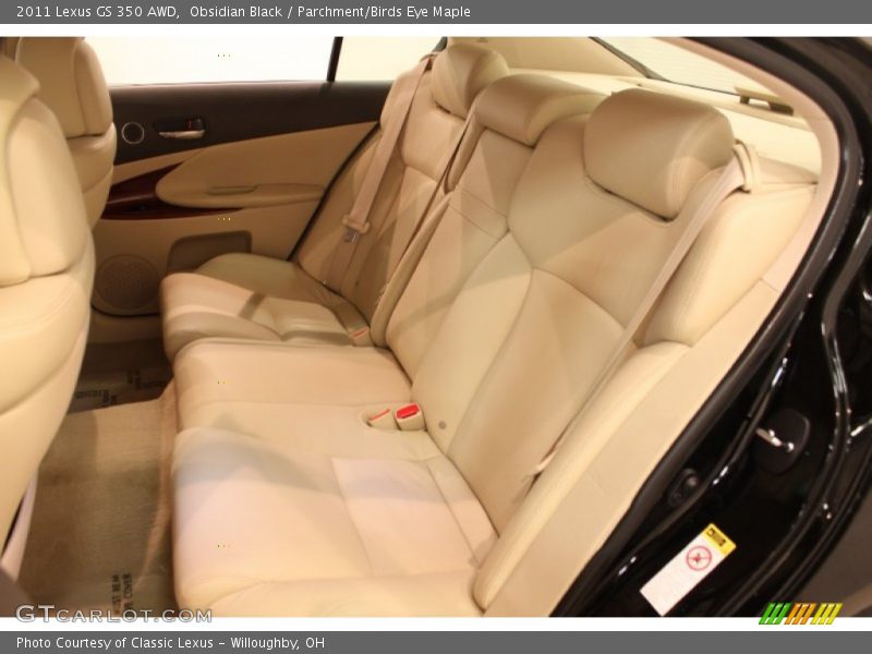Rear Seat of 2011 GS 350 AWD