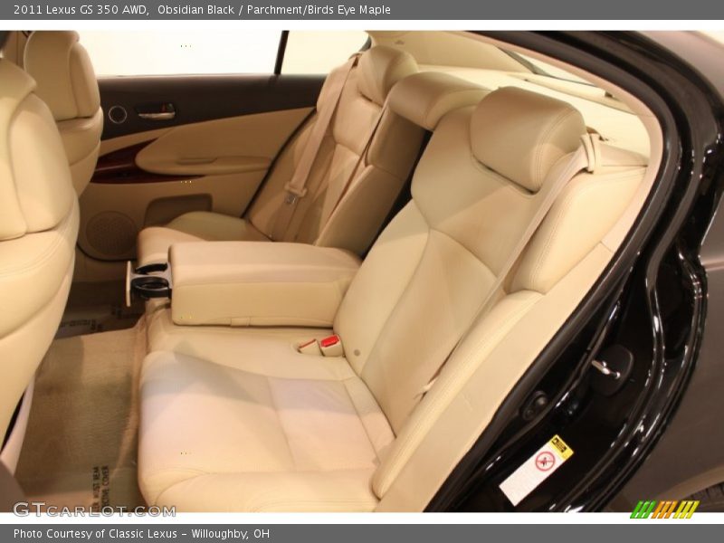 Obsidian Black / Parchment/Birds Eye Maple 2011 Lexus GS 350 AWD