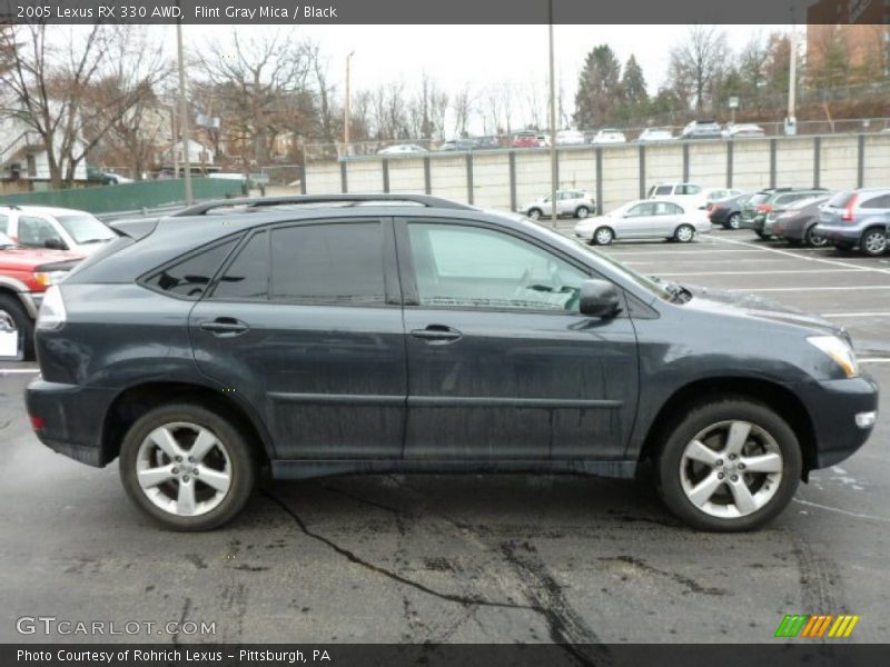 Flint Gray Mica / Black 2005 Lexus RX 330 AWD