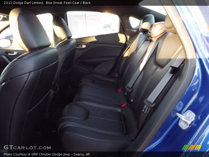 Blue Streak Pearl Coat / Black 2013 Dodge Dart Limited