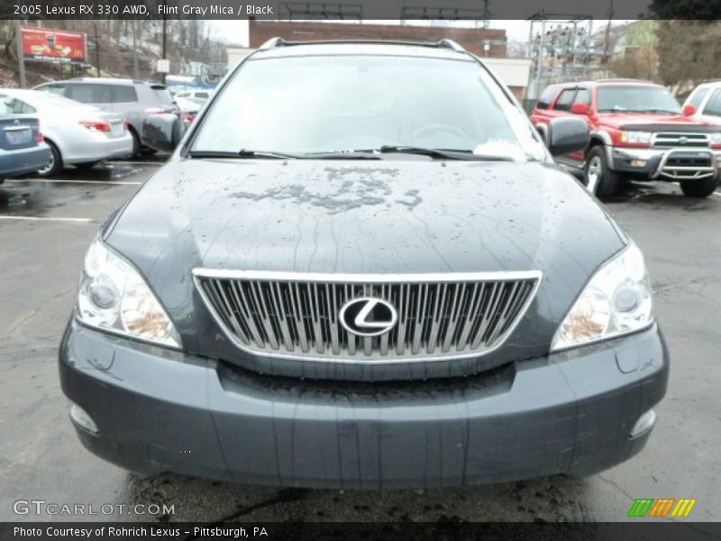 Flint Gray Mica / Black 2005 Lexus RX 330 AWD