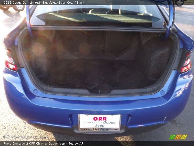 Blue Streak Pearl Coat / Black 2013 Dodge Dart Limited
