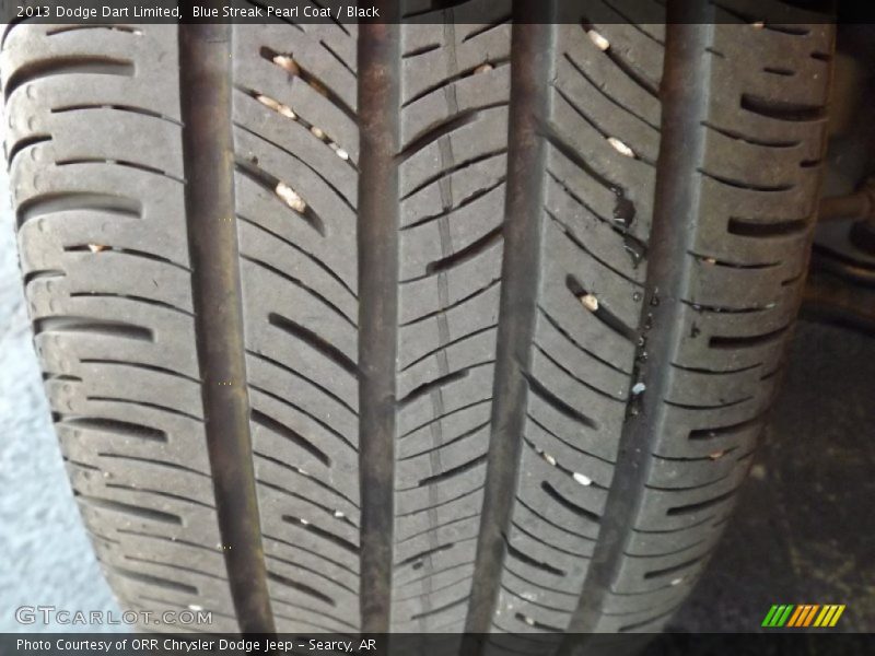 Blue Streak Pearl Coat / Black 2013 Dodge Dart Limited