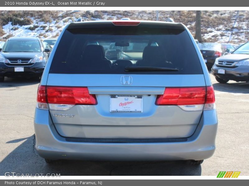 Ocean Mist Metallic / Gray 2010 Honda Odyssey EX-L