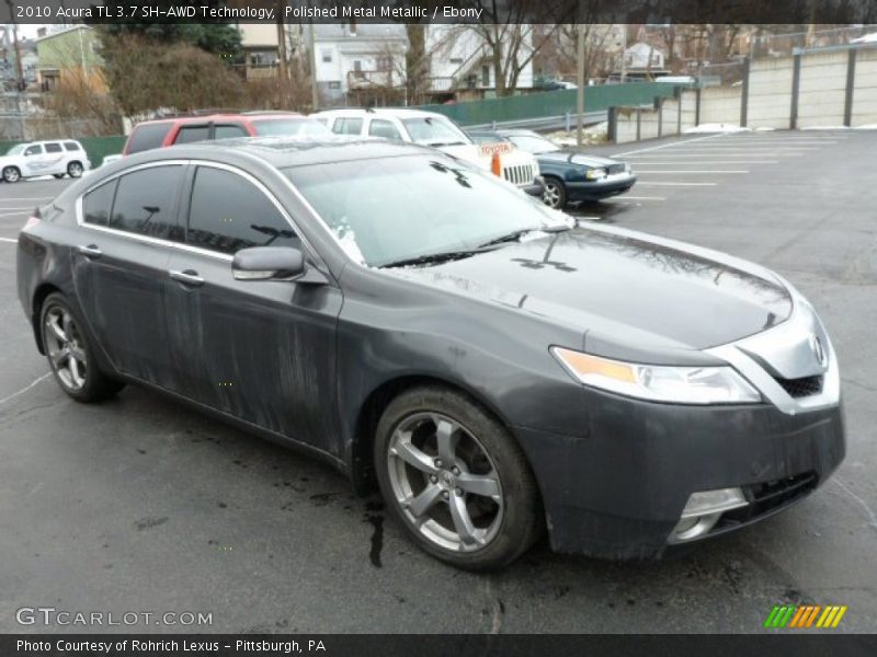 Polished Metal Metallic / Ebony 2010 Acura TL 3.7 SH-AWD Technology