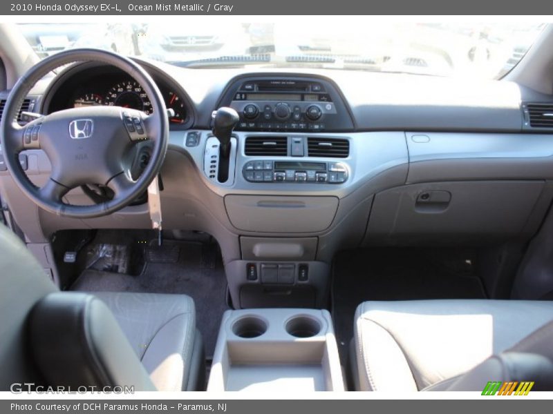 Ocean Mist Metallic / Gray 2010 Honda Odyssey EX-L